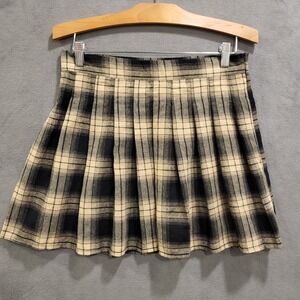 Hesperus Pleated ‎ Skirt Womens XL Plaid Mini Preppy Schoolgirl Cosplay Academia